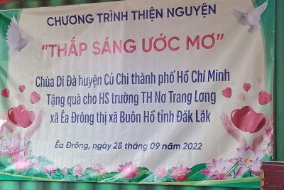 một số hình ảnh thắp sáng ước mơ của trường tiểu học Nơ Trang Lơng Năm học 2022-2023
